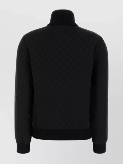 Gucci Women Viscose Blend Sweatshirt With All-over Gg Motif In Black