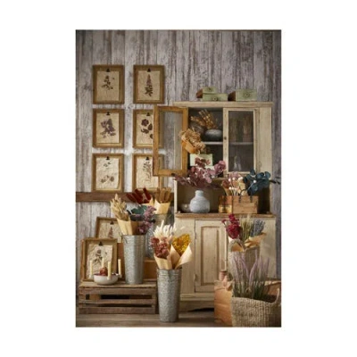 Tag Cobalt Blue Mist Art Glass Vase 7.5 In Gray