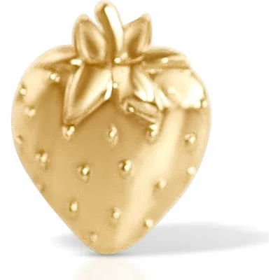 Whit Jewelry 14k Yellow Gold Strawberry Stud