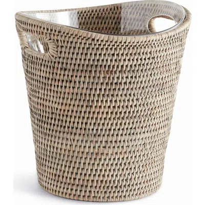 Napa Home & Garden Burma Rattan Small Beverage Holder Tub In Gray