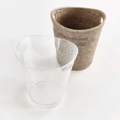 Napa Home & Garden Burma Rattan Small Beverage Holder Tub In Gray