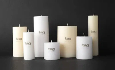 Tag Chapel Paraffin Wax Candle In Neutral