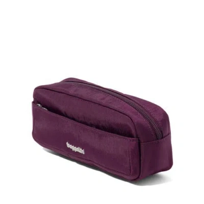 Baggallini Long Pocket Cosmetic Bag In Purple