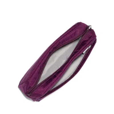Baggallini Long Pocket Cosmetic Bag In Purple