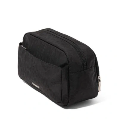 Baggallini Pocket Cosmetic Bag With Brush Organization In Black