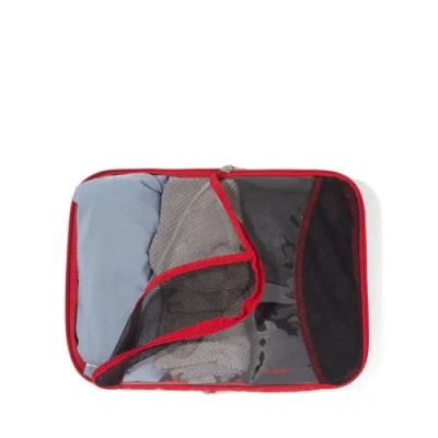 Baggallini Compression Packing Cube 4 Piece Set In Red
