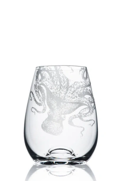 Caskata Lucy Stemless Wine Glasses, Set Of 2 In Transparent