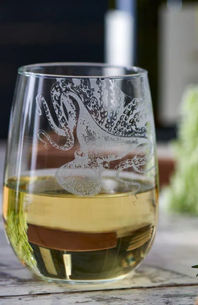 Caskata Lucy Stemless Wine Glasses, Set Of 2 In Transparent