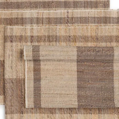 Sustainable Threads Biscotti Placemats In Brown