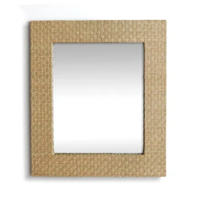 Napa Home & Garden Brennan Natural Framed Decorative Wall Mirror In Neutral