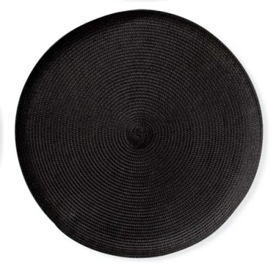 Tag Woven Placemats In Black