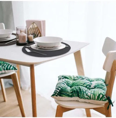 Tag Woven Placemats In Black