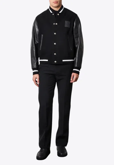 Givenchy 4g Logo Patch Bomber Jacket