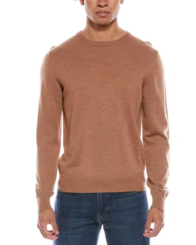 Mette Merino Wool Crewneck Sweater In Brown