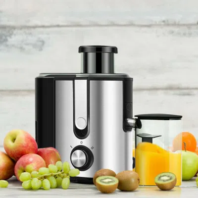 Proxxi Centrifugal Juicer Machine Juicer Extractor Dual Speed In Silver