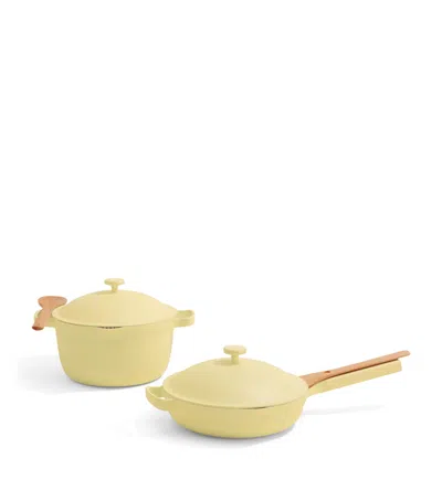 Our Place Cookware Duo 2.0 Set In Yellow