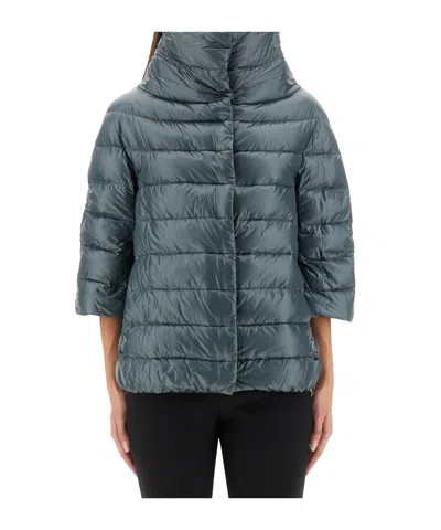 Herno Turtleneck Down Jacket In Black