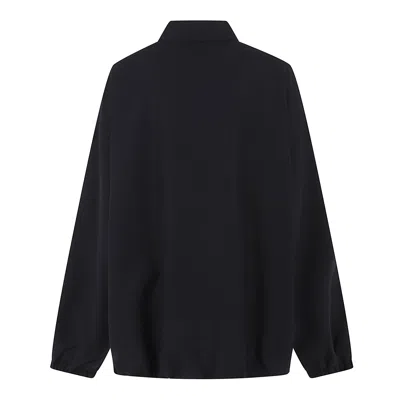 Studio Nicholson Coll Shirt Jacket In Black