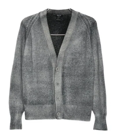 Avant Toi Wool And Cashmere V-necked Cardigan In Gray