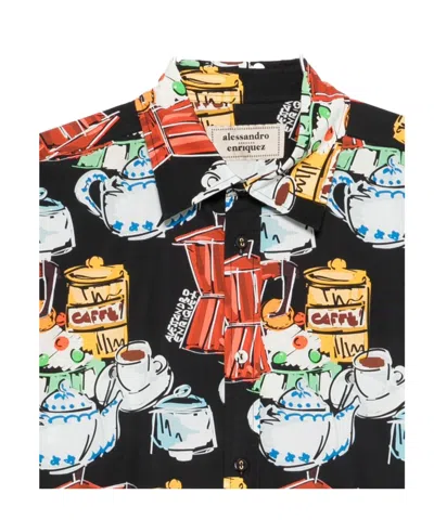Alessandro Enriquez Printed Shirt In Multi