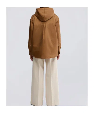 Aspesi Press-stud Fastening Jacket In Brown