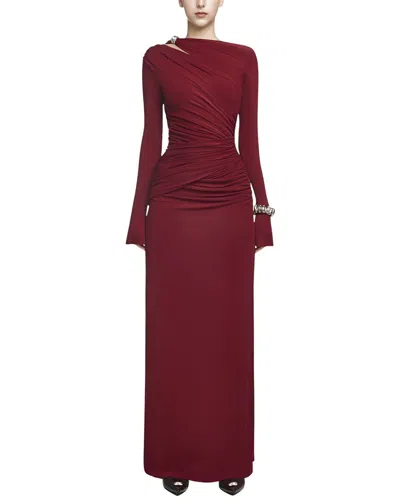 Amanda Royal Maxi Dress In Red