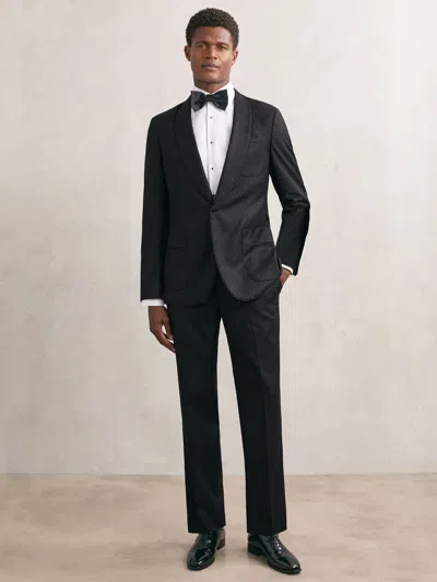 Reiss Midnight Navy Suit Trousers In Blue