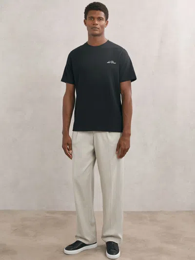 Les Deux Light Sand  Pleat-front Twill Suit Trousers In Neutral