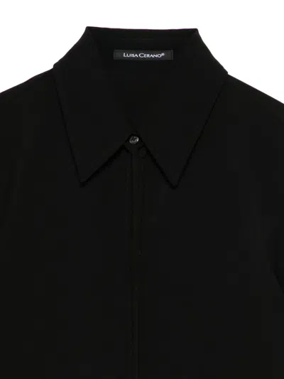 Luisa Cerano Collared Shirt In Black