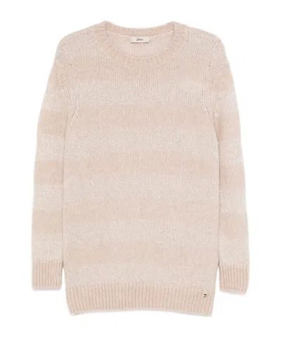 Herno Long Sleeve Crewneck Jumper In Multi
