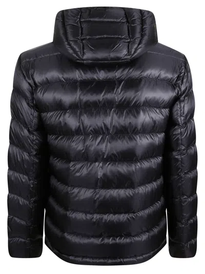 Herno Hooded Padded Jacket In Black