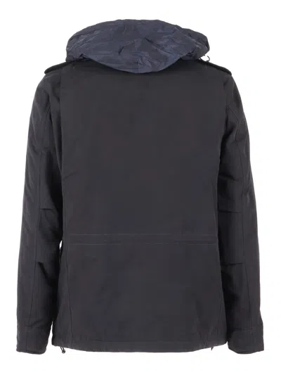 Aspesi Hooded Jacket In Black