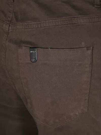 Liu •jo Liu Jo Rear Logo Detail Button Balloon Trousers In Brown