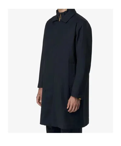 K-way Poirol 3l Wool Down Jacket In Blue