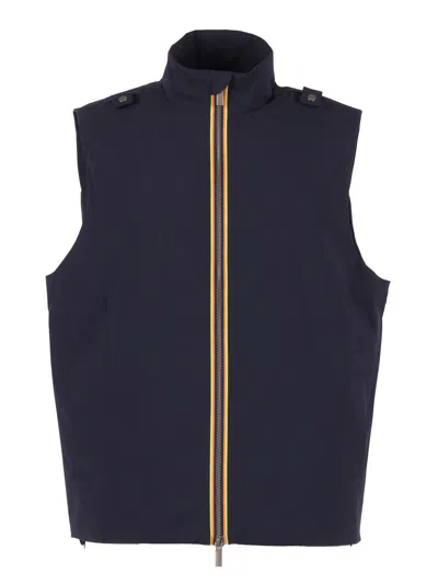 K-way Poirol 3l Wool Down Jacket In Blue