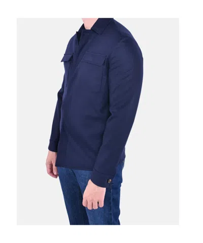 Eleventy Jacket In Blue