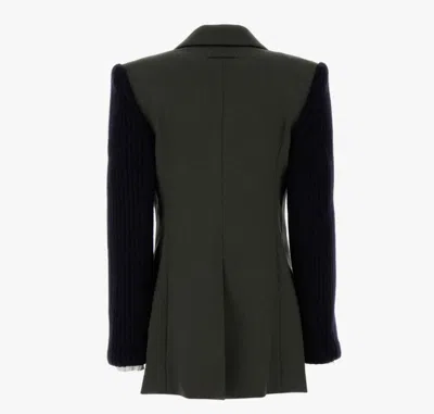 Jean Paul Gaultier The Bi-material Suit Jacket In Multi