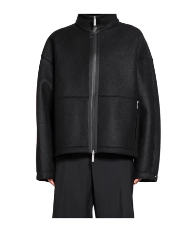Herno Zip-fastening Jacket In Black