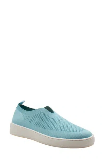 Volatile Sunday Stretch Knit Slip-on Sneaker In Blue