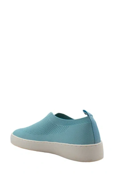 Volatile Sunday Stretch Knit Slip-on Sneaker In Blue
