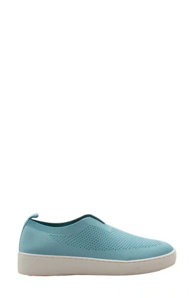 Volatile Sunday Stretch Knit Slip-on Sneaker In Blue