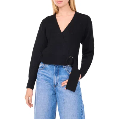 1.state Wrap Sweater In Black