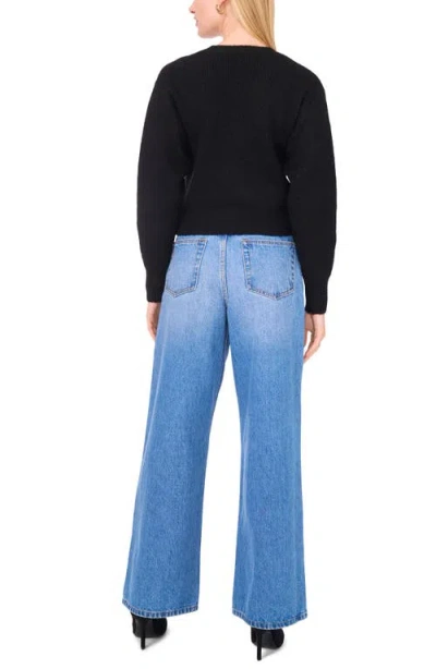 1.state Wrap Sweater In Black