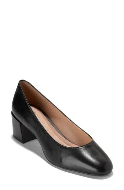 Cole Haan Go-to Shayla Block Heel Pump In Black