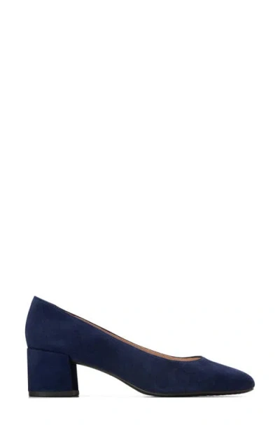Cole Haan Go-to Shayla Block Heel Pump In Blue