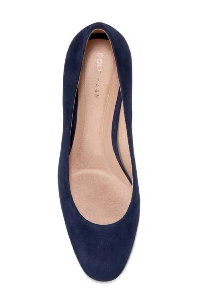 Cole Haan Go-to Shayla Block Heel Pump In Blue