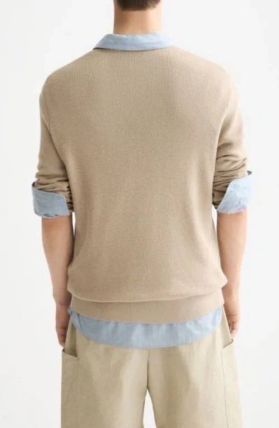 Scotch & Soda Men's Long Sleeve Crewneck Sweater In Brown