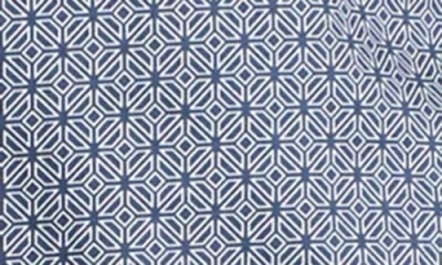 Ted Baker Soren Clarot Print Long Sleeve Button-up Shirt In Blue