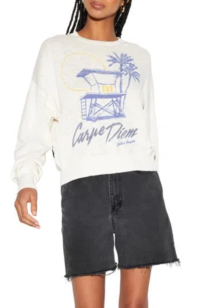Spiritual Gangster Carpe Diem Venice Sweater In White