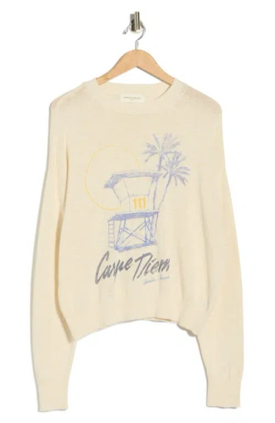 Spiritual Gangster Carpe Diem Venice Sweater In White